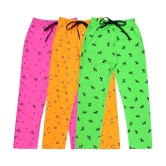 DIAZ Kids Cotton printed Trackpant/Trousers/Lower Combo pack of 3 - None