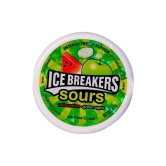 Ice Breakers Sugar Free Fruit Sours Watermelon & Green Apple 42G