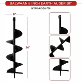 Balwaan Earth Auger Bit 8 Inch-Title