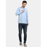 Life Roads - Sky Blue Cotton Mens Shirt Style Kurta ( Pack of 1 ) - None