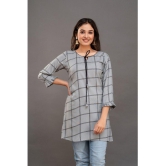 Kapadia Grey Rayon Womens Regular Top ( Pack of 1 ) - None