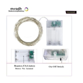 MIRADH - White 3Mtr String Light ( Pack of 3 ) - White