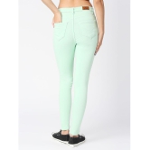 CEFALU - Mint Green Denim Skinny Fit Women''s Jeans ( Pack of 1 ) - None