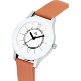 Septem Multicolor Leather Analog Mens Watch