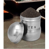 Dynore Set-350,500,750ml Steel Silver Tea/Coffee/Sugar Container ( Set of 1 ) - Silver