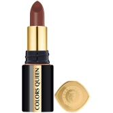 Colors Queen - Coffee Brown Matte Lipstick 4