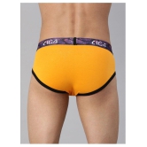 IC4 - Multicolor Cotton Blend Men's Briefs ( Pack of 2 ) - S