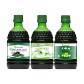 NUTROCOPIA Neem Karela Jamun, Aloe Vera and Amla Juice Pack of 3 of 400 ML(1200 ML)