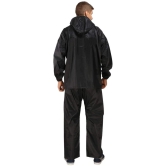 Goodluck Raincoat Set - Black - None