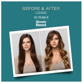 Yuthika Professional Blonder Powder for Hair 500g, Blonde Boost Hair Lightning Powder with Conditioning Actives, Upto 9 Levels Lift, Visible Effect on All Hair Types