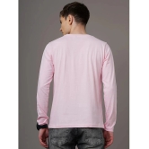 Paul Street - Light Pink Cotton Blend Slim Fit Mens T-Shirt ( Pack of 1 ) - None