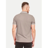 Radprix Cotton Regular Fit Solid Half Sleeves Mens T-Shirt - Brown ( Pack of 1 ) - None