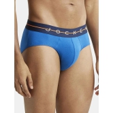 Jockey NY15 Men Cotton Elastane Solid Brief - Classic Blue - None