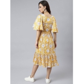 Janasya - Yellow Cotton Womens Fit & Flare Dress ( Pack of 1 ) - None