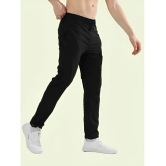 AKTIF Black Lycra Mens Trackpants ( Pack of 1 ) - None