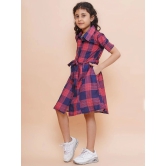 Arshia Fashions Red Viscose Girls Shirt Dress ( Pack of 1 ) - None