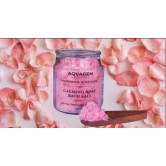 AQUAGEM Calming Rose Foot Salt - Handmade and Natural - 100% Pure and Organic - Helps to Relieve Stress, Improve Circulation, and Soften Skin