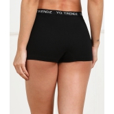 Young trendz Women Boy Short Black Panty-3XL / Black