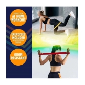 Heavy duty loop resistance bands work to strengthen, stabilize and tone muscles. Each of the four loop bands has a different resistance level ranging from extra light to extra heavy. Use thi