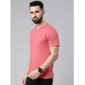 Force NXT - Pink 100% Cotton Regular Fit Mens T-Shirt ( Pack of 1 ) - None