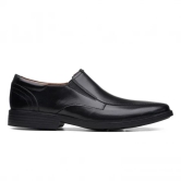 Clarks Mens Clarkslite Ave Black Leather