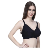 Elina Cotton T-Shirt Bra - Black Single - 42C