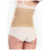 SELETA - Beige women shapewear Cotton Womens Waist Cincher ( Pack of 2 ) - None