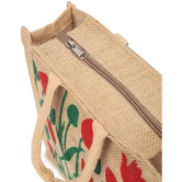 Style Smith - Assorted Jute Lunch Bag Pack of 1 - Assorted