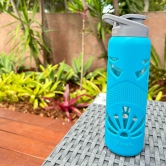 Trio Grip Combo (Clear Grip bottle, 320ml Tiffin, 520ml Tiffin)-Tranquil Teal