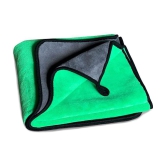 INGENS - Green 500 GSM Microfiber Cloth For Automobile ( Pack of 2 )