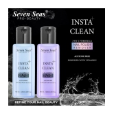 Seven Seas Insta Clean Acetone Free Enriched With Vitamin E|Nail Polish Remover(Blue-Purple)Pack of2