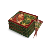 Neeta Mehendi Cones for Hand Desgning & Wedding, Bridal Mehandi Cone Reddish Brown Color 12 Pcs in 1 Box (Pack of 3)