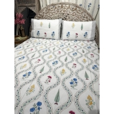 Hand Block Cotton Bedsheet | Bahaar Bedsheet-King