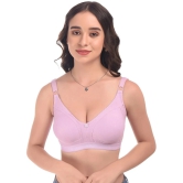 Elina Purple Cotton Non Padded Womens Everyday Bra ( Pack of 1 ) - None