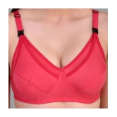 Desiprime - Red Cotton Solid Womens Maternity Bra ( Pack of 1 ) - 40B