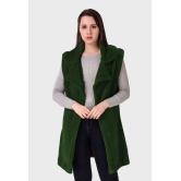 PPTHEFASHIONHUB Woollen Womens Shrugs - Green ( ) - None