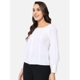 ALL WAYS YOU - White Polyester Womens Shirt Style Top ( Pack of 1 ) - None