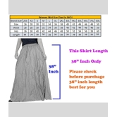 Sttoffa - White Cotton Womens Broomstick Skirt ( Pack of 1 ) - 46