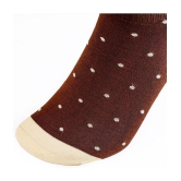 Man Arden Bossy Brown Edition Designer Socks, Casual, Office, Egyptian Premium Cotton Quality, 1 Pair - Brown