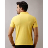 SKYRISE - Yellow Cotton Blend Slim Fit Men's Polo T Shirt ( Pack of 1 ) - None