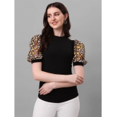 Sheetal associates - Black Cotton Blend Women's Regular Top ( Pack of 1 ) - None