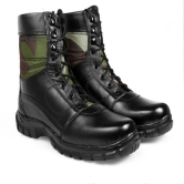 BHADAURIA TRADERS Genuine Leather DMS Army Commando Police Boots For Men  (Black)