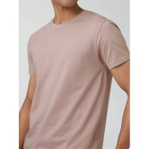 XYXX Cotton Regular Fit Solid Half Sleeves Mens T-Shirt - Peach ( Pack of 1 ) - None