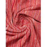 URBAN MAGIC - Cotton Red Striped Bath Towel ( 70x140 ) cm 475 -GSM ( Pack of 1 ) - Red