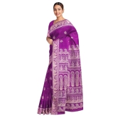 Baluchari Silk Saree Purple