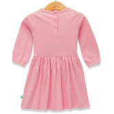 Juscubs Pink Cotton Baby Girl Dress ( Pack of 1 ) - None