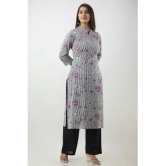 MAUKA - White Straight Rayon Women''s Stitched Salwar Suit ( Pack of 1 ) - None