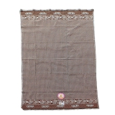 Mandhania Mayur Solapur Chaddar 100% Cotton Dailyuse Single Bed Blanket Pack of 2 Brown & Green