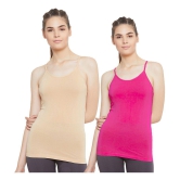 Outflits Cotton Smoothing Cami Shapewear - Pack of 2 - L