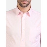 Life Roads 100 Percent Cotton Pink Solids Party wear Shirt Single Pack - None